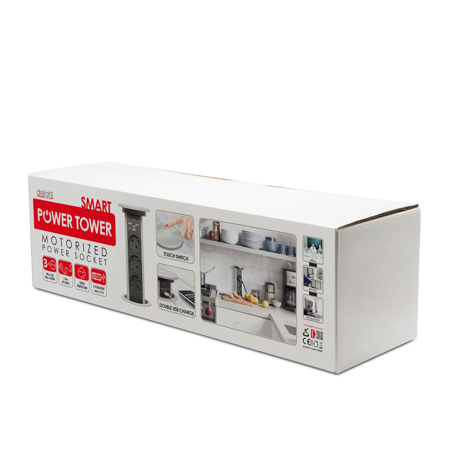 Distribuitor 3 prize camuflat in mobilier, cu actionare motorizata fotografia produsului View 6 L
