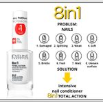 Tratament profesional pentru unghii 8 in 1, Eveline Cosmetics, 12ml fotografia produsului View 4 S