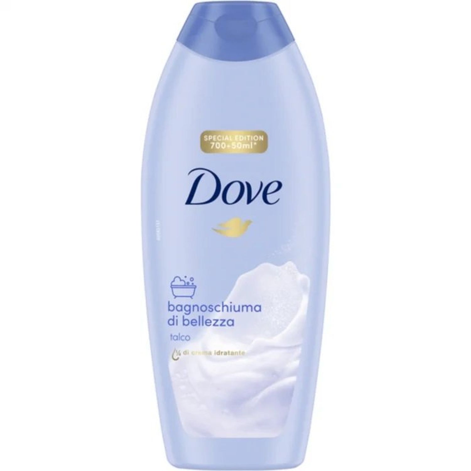 Spuma de baie, Dove, Talco, 700 ml fotografia produsului