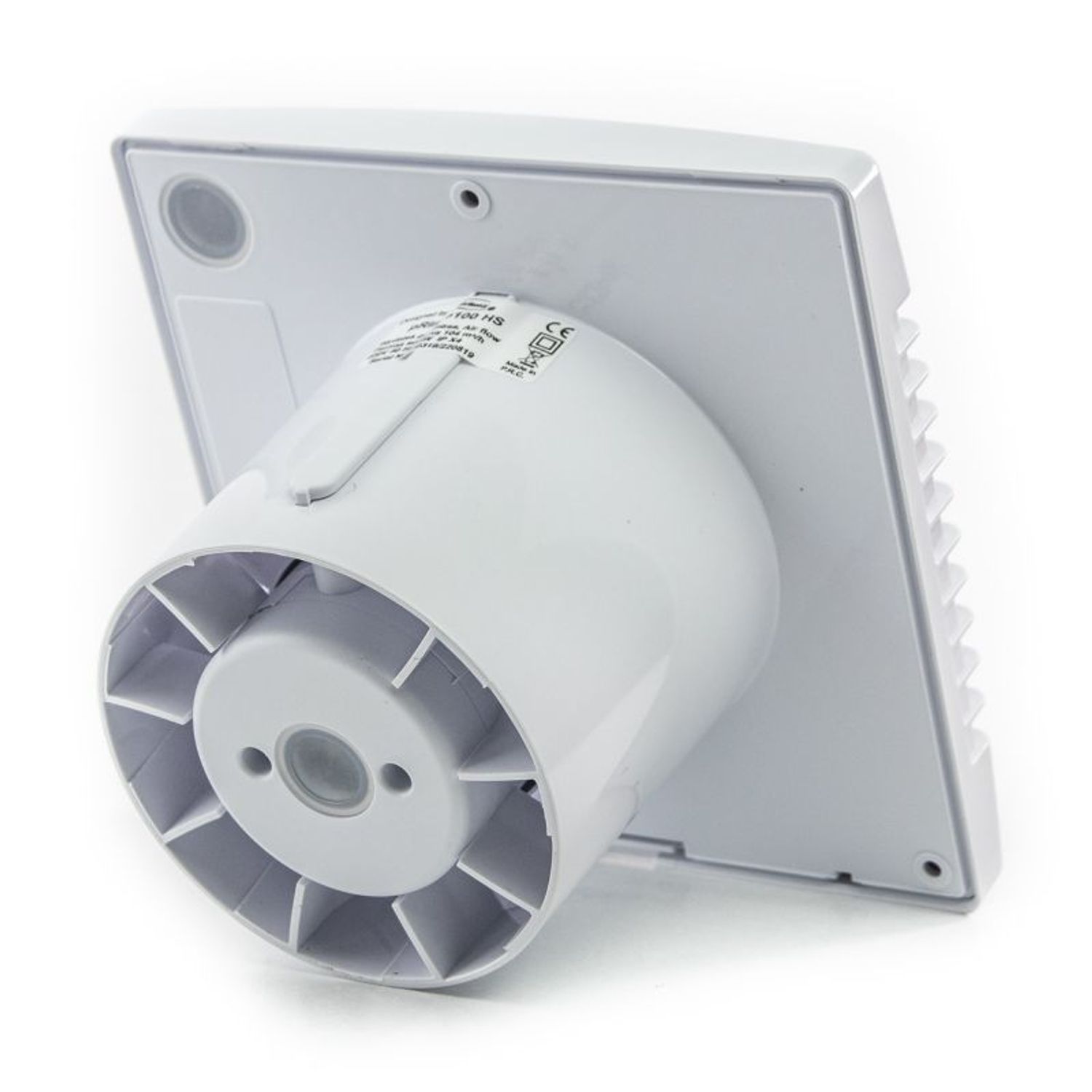 Ventilator baie pRim &Oslash; 150 TS, Timer, Debit 257 m3/h, Alb fotografia produsului View 2 L