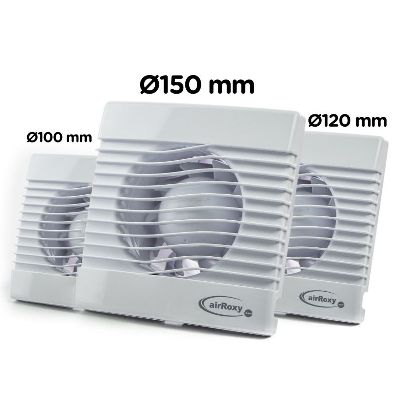 Ventilator baie pRim &Oslash; 150 TS, Timer, Debit 257 m3/h, Alb fotografia produsului View 5 L