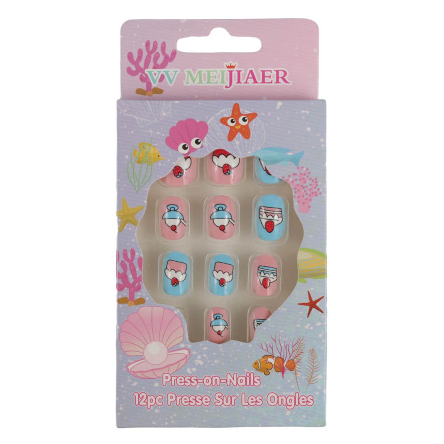 Set 12 Unghii False Pentru Copii, 42 Prajiturele fotografia produsului