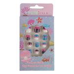 Set 12 Unghii False Pentru Copii, 49 Fundite Roz fotografia produsului