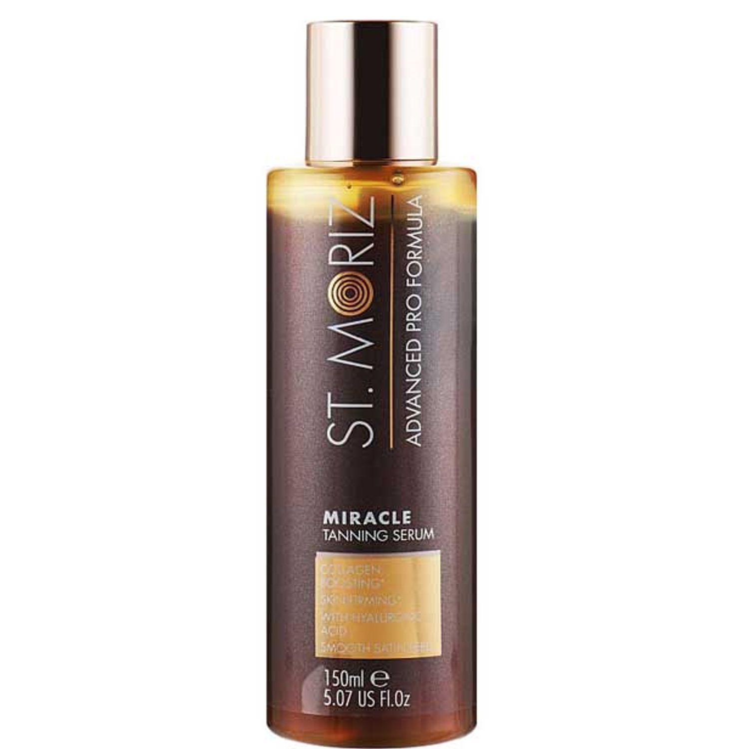 Ser autobronzant Profesional cu Acid Hialuronic si Colagen, ten si corp, St. Moriz Advanced PRO Miracle Tanning, 150 ml fotografia produsului View 3 L