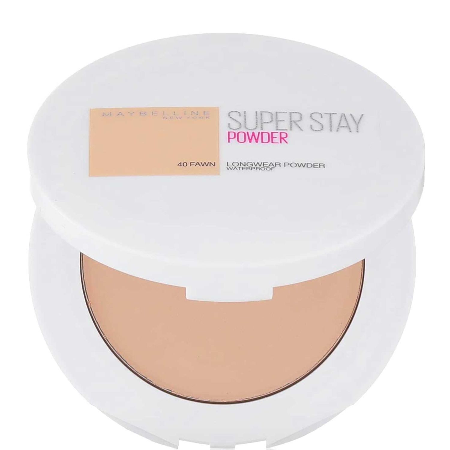 Pudra compacta rezistenta la transfer Maybelline New York SuperStay 40 Fawn, 9 g fotografia produsului