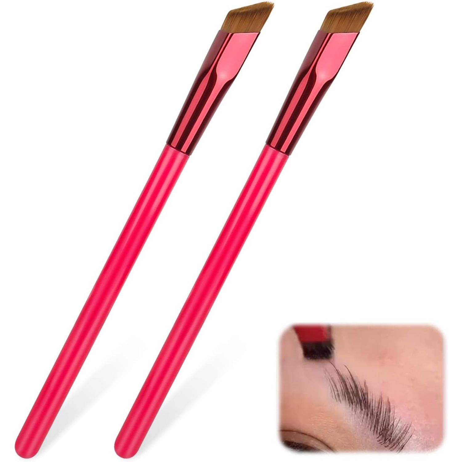 Set 2 Pensule pentru Sprancene creatoare de linii sub forma de fire de par, Efect 4D, Microblading, Sefudun fotografia produsului View 5 L