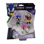Sonic Prime - Set 3 figurine, blister, Sonic & Dr. Dont & Amy fotografia produsului