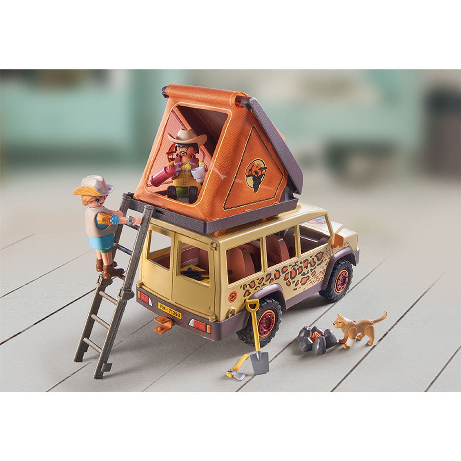 Set de joaca Playmobil Vehicul De Teren Si Lei fotografia produsului View 4 L