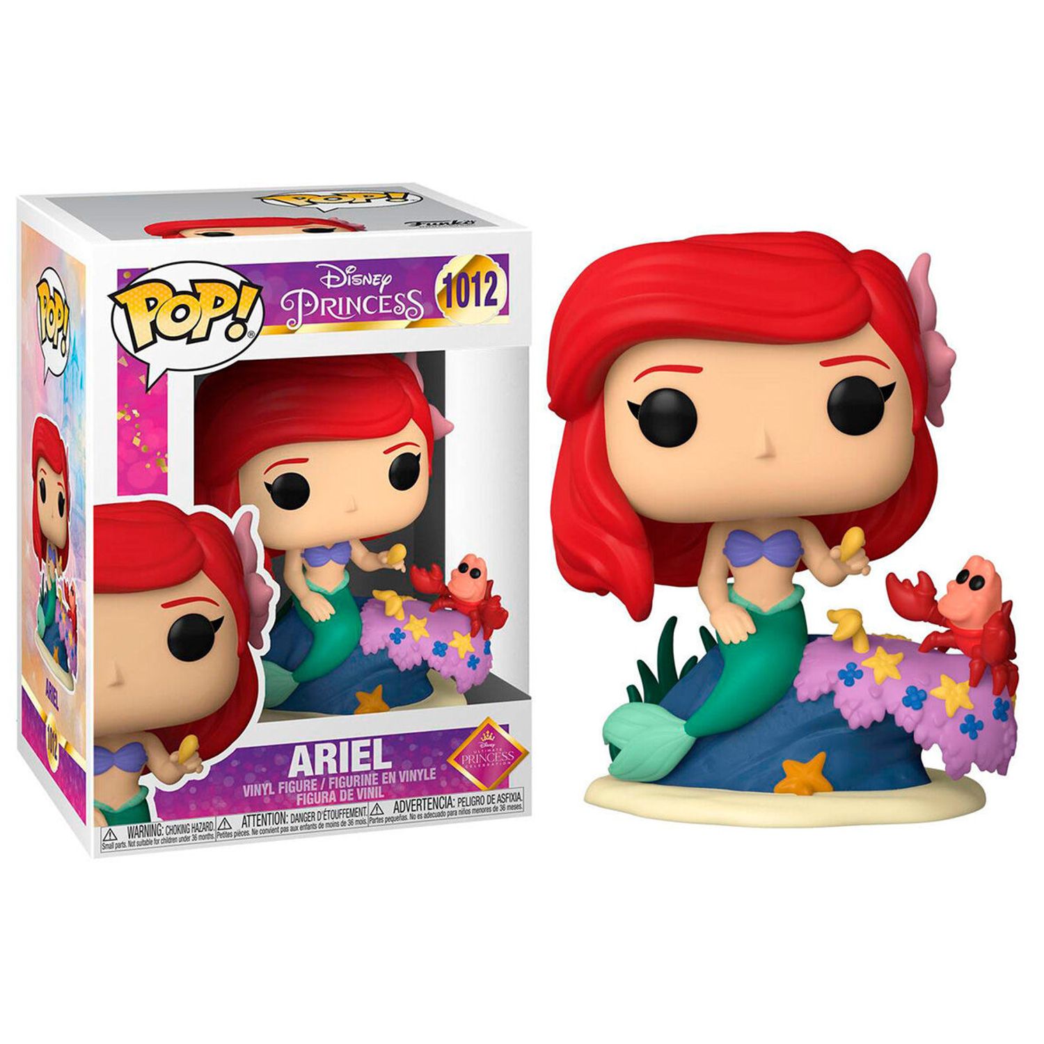Figurina Funko POP! Disney Ultimate Princess: Ariel, 9 cm fotografia produsului View 2 L