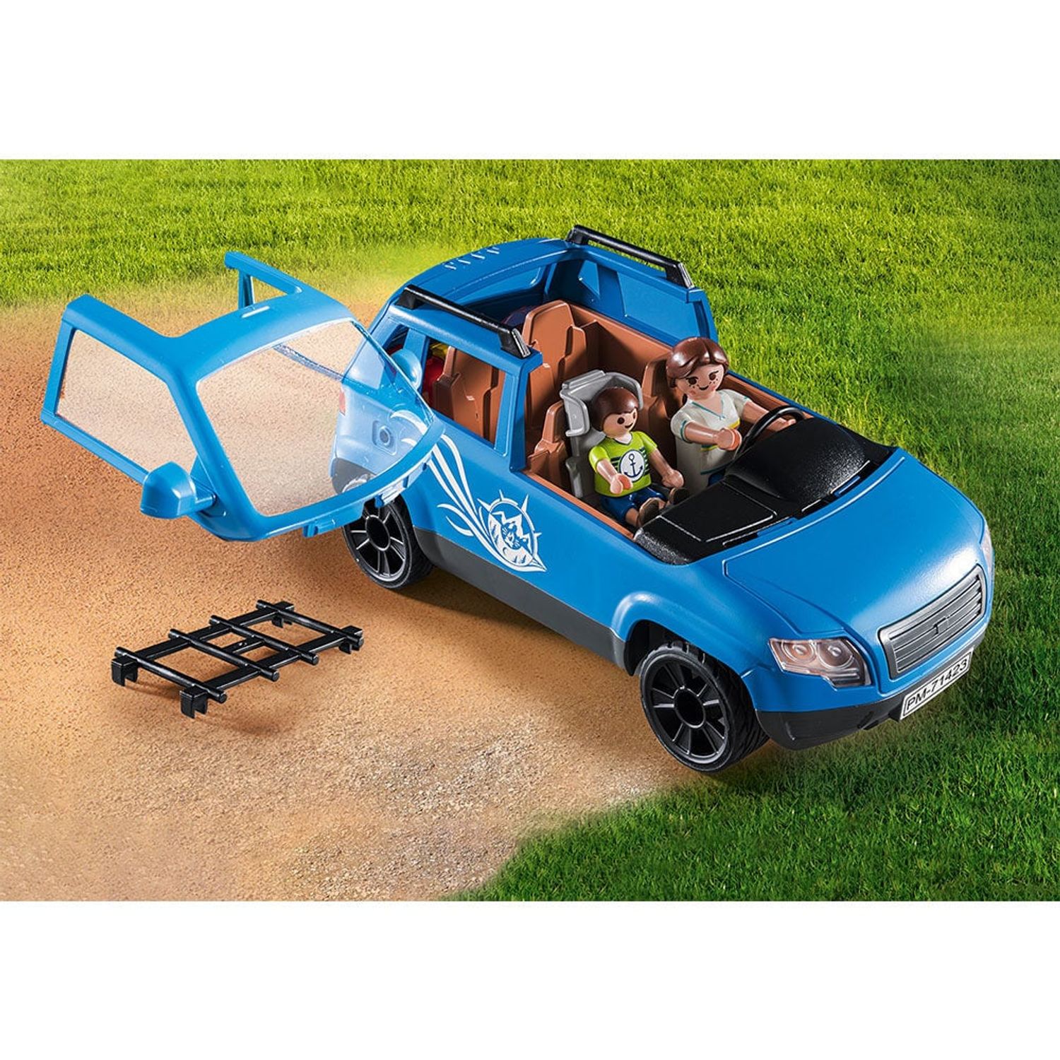 Set de joaca Playmobil - Rulota Cu Masinuta fotografia produsului View 2 L