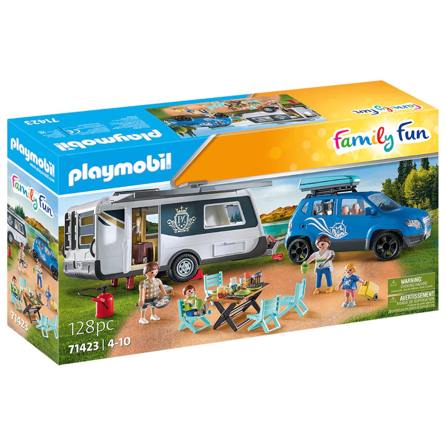 Set de joaca Playmobil - Rulota Cu Masinuta fotografia produsului