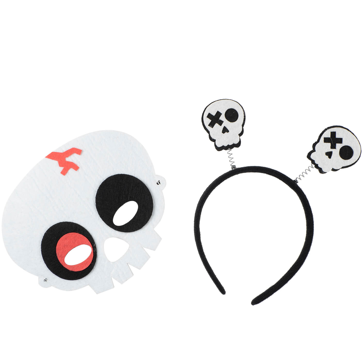 Set Eventy masca si bentita Halloween, Skull fotografia produsului