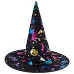 Palarie Eventy vrajitoare dark Halloween, 37 cm, multicolora fotografia produsului
