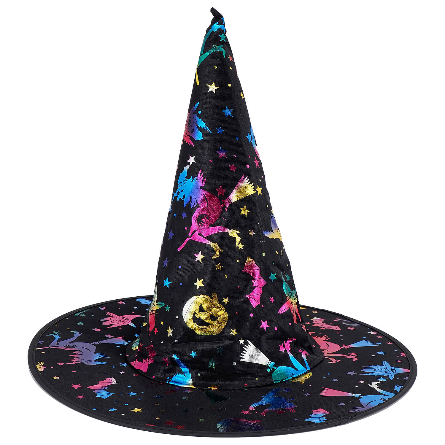 Palarie Eventy vrajitoare dark Halloween, 37 cm, multicolora fotografia produsului