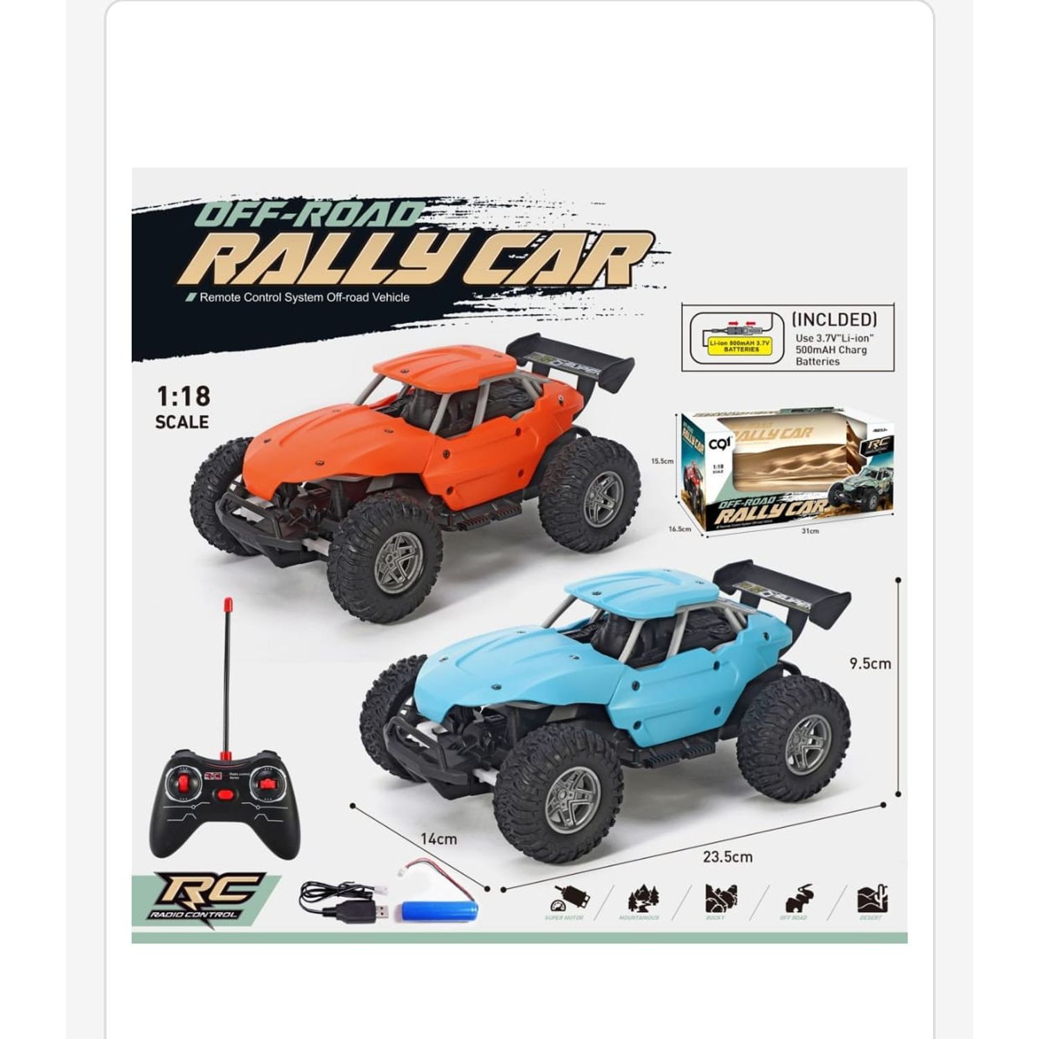 Masina RC Rally Car, Scale 1:18 fotografia produsului