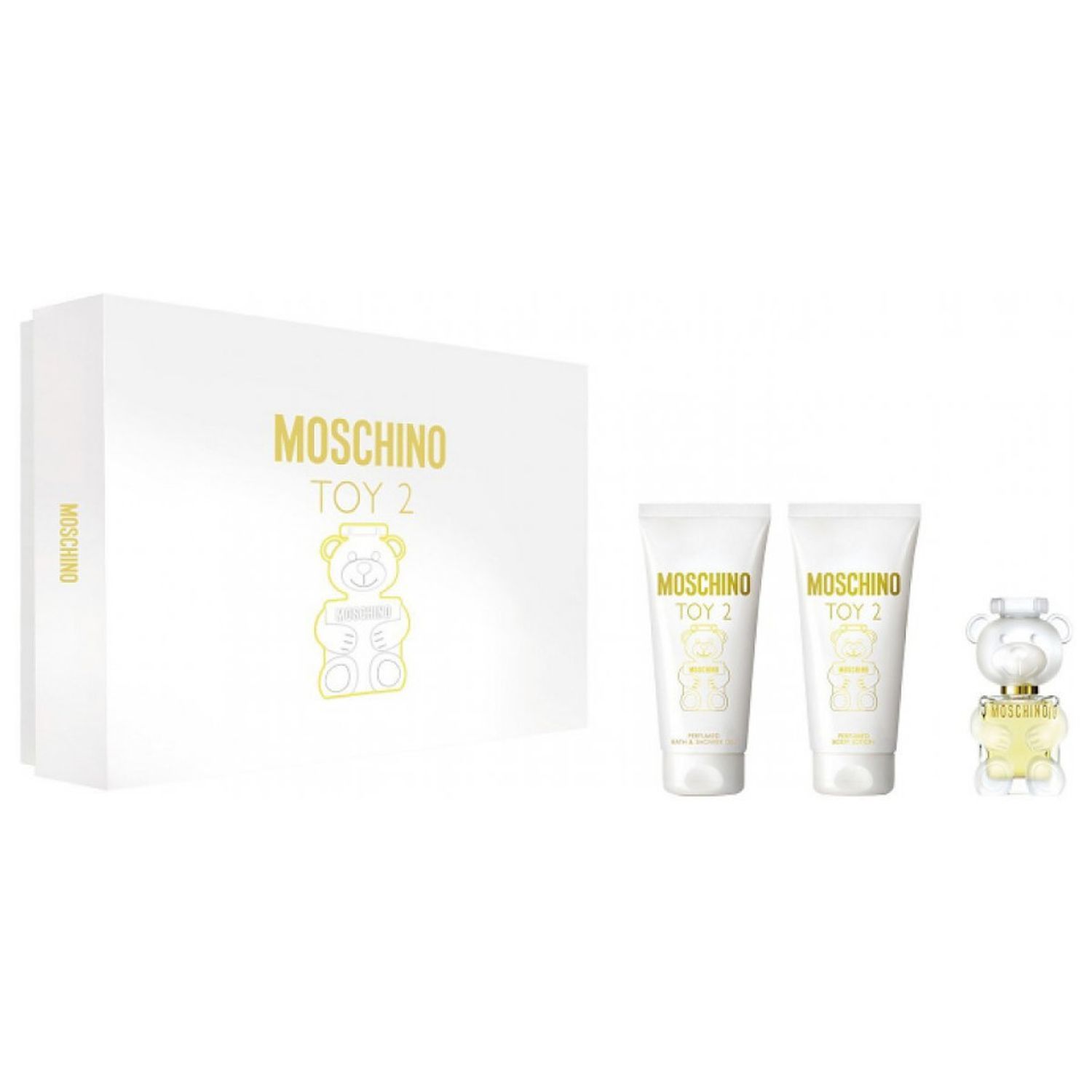 Set Cadou Moschino Toy 2, Apa de Parfum, 5 ml + Lotiune de Corp, 25 ml + Gel de Dus, 25 ml fotografia produsului