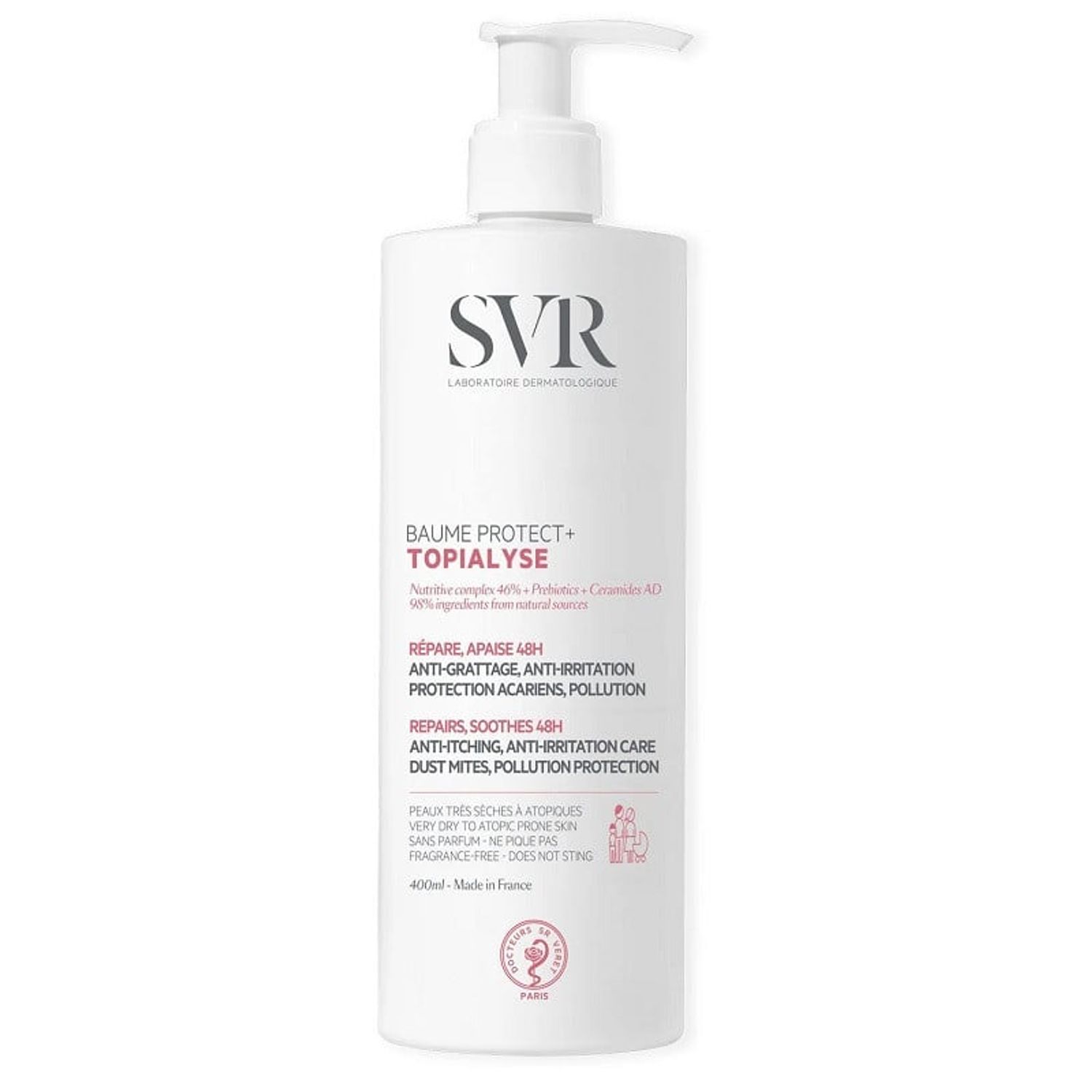 Balsam de corp protector cu efect calmant si reparator SVR Protect+ Topialyse, 200 ml fotografia produsului