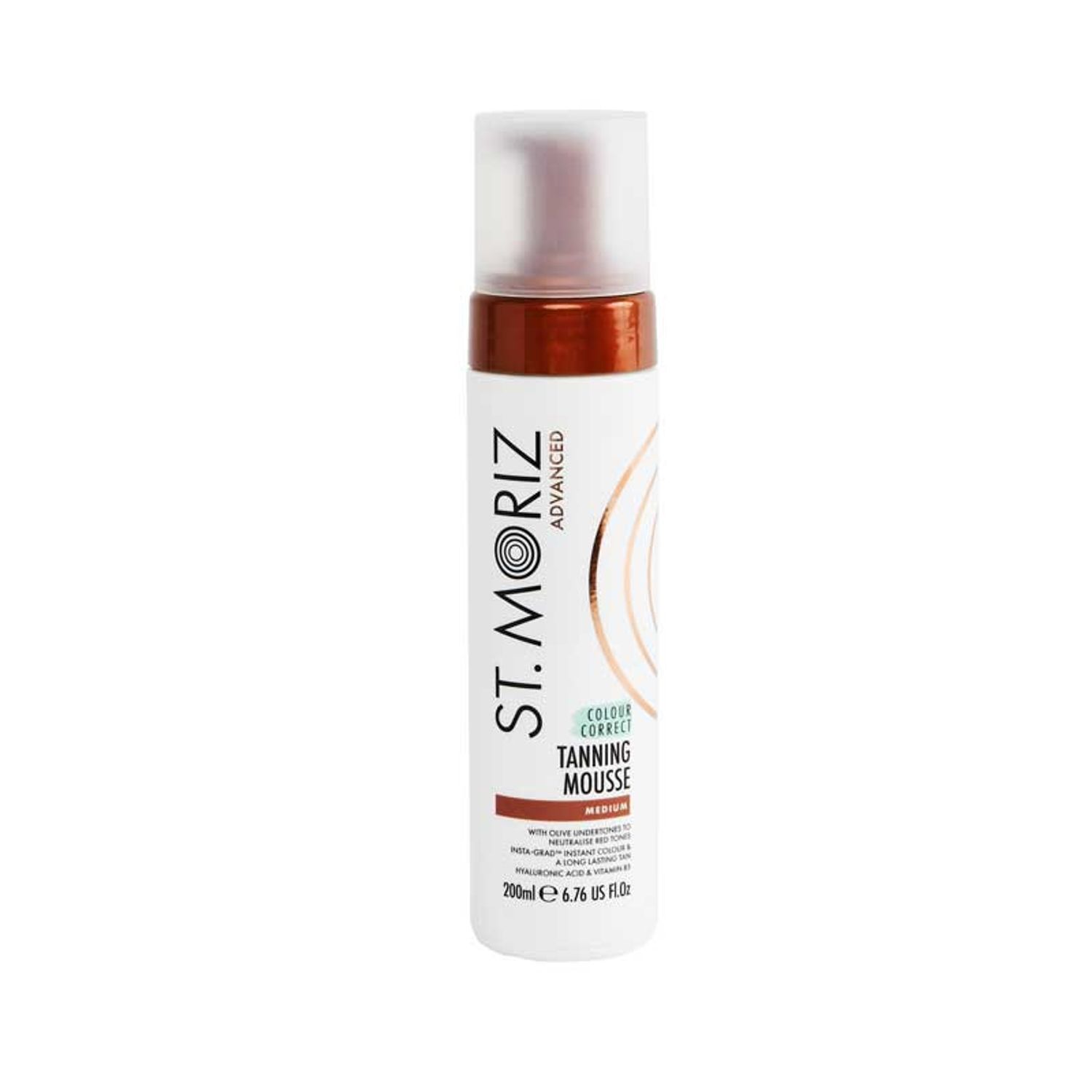 Spuma autobronzanta St. Moriz Advanced Tanning Mousse, Medium, 200 ml fotografia produsului