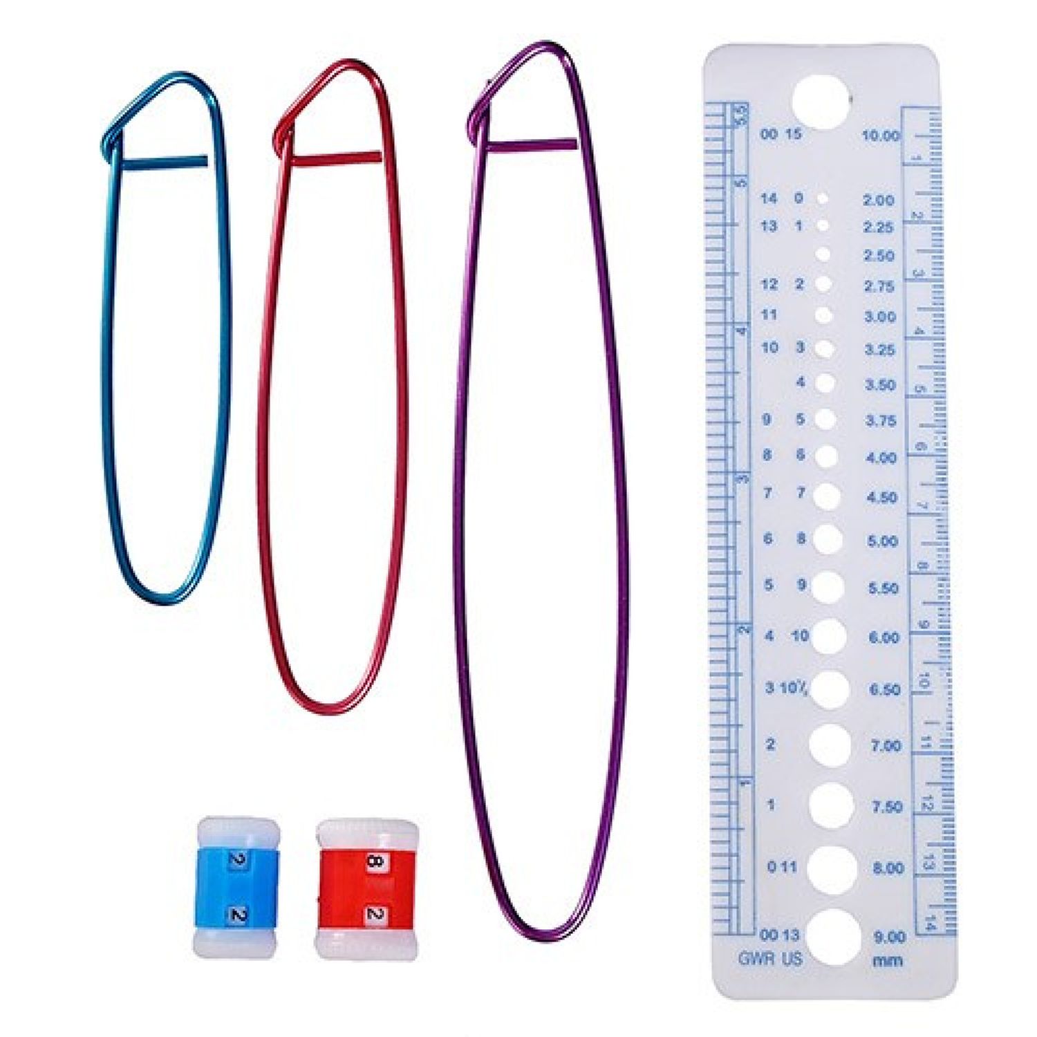 Set de crosetat Bootic, cu 50 piese, cu husa de depozitare fotografia produsului View 4 L