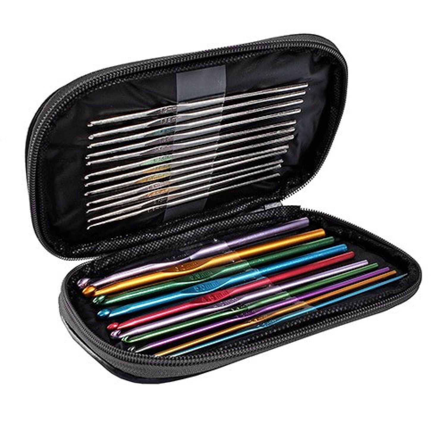 Set de crosetat Bootic, cu 50 piese, cu husa de depozitare fotografia produsului View 2 L