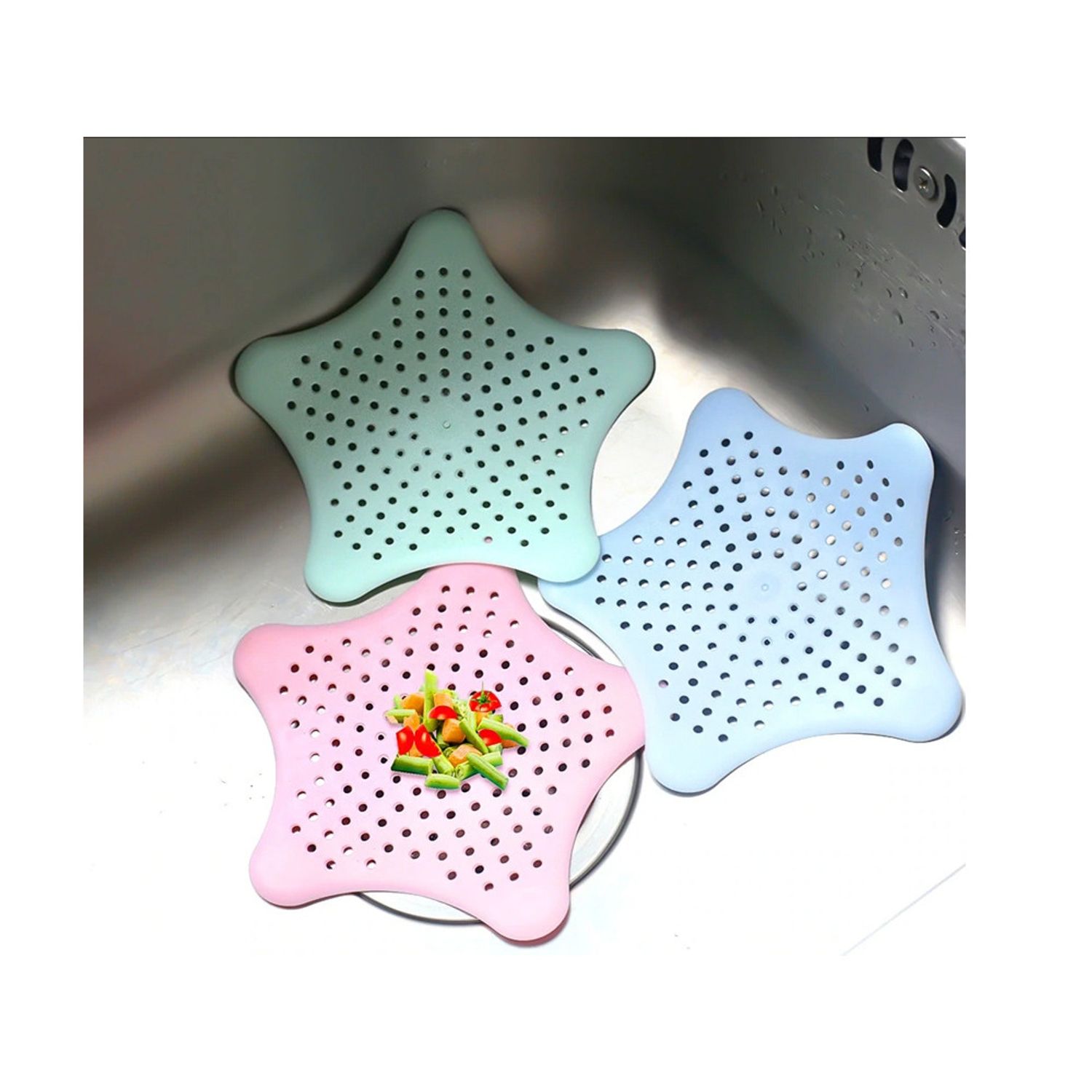 Set 4 Site din Silicon pentru Protectie Anti Infundare Scurgere Sifon Chiuveta, Cada, Pardoseala, Baie sau - 5907451329412 fotografia produsului View 3 L