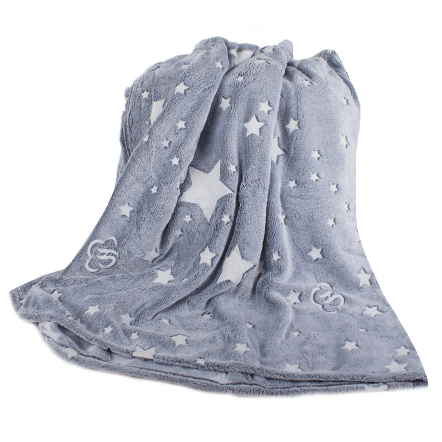 Patura din material pufos, cu maneci si buzunare, unisex, moale si confortabila, 190 x 170 cm - Gri fotografia produsului View 8 L