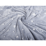 Patura din material pufos, cu maneci si buzunare, unisex, moale si confortabila, 190 x 170 cm - Gri fotografia produsului View 5 S