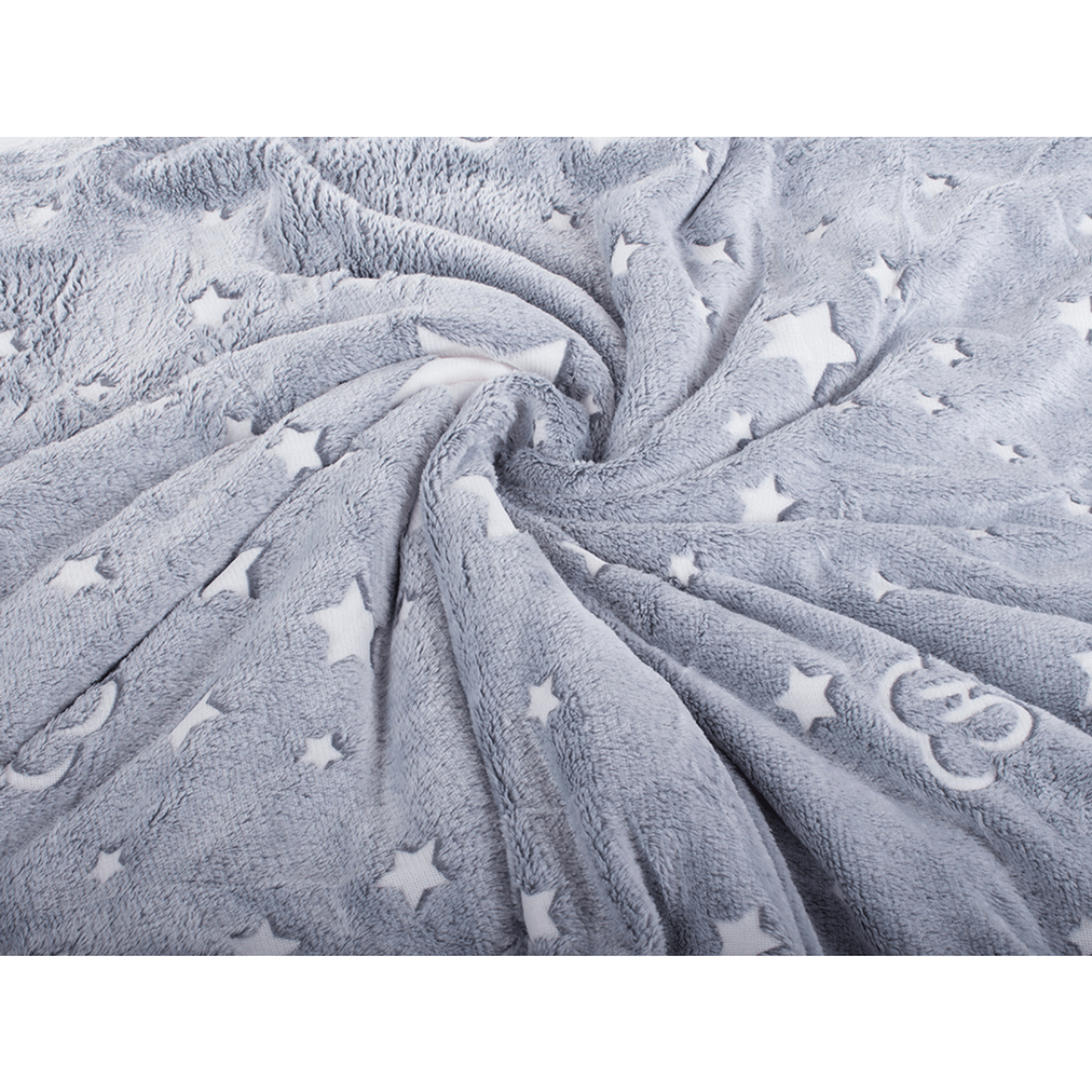 Patura din material pufos, cu maneci si buzunare, unisex, moale si confortabila, 190 x 170 cm - Gri fotografia produsului View 5 L