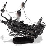 Puzzle 3D Piececool, Corabia Abyssal Ghoste, Metal, 363 piese, fotografia produsului
