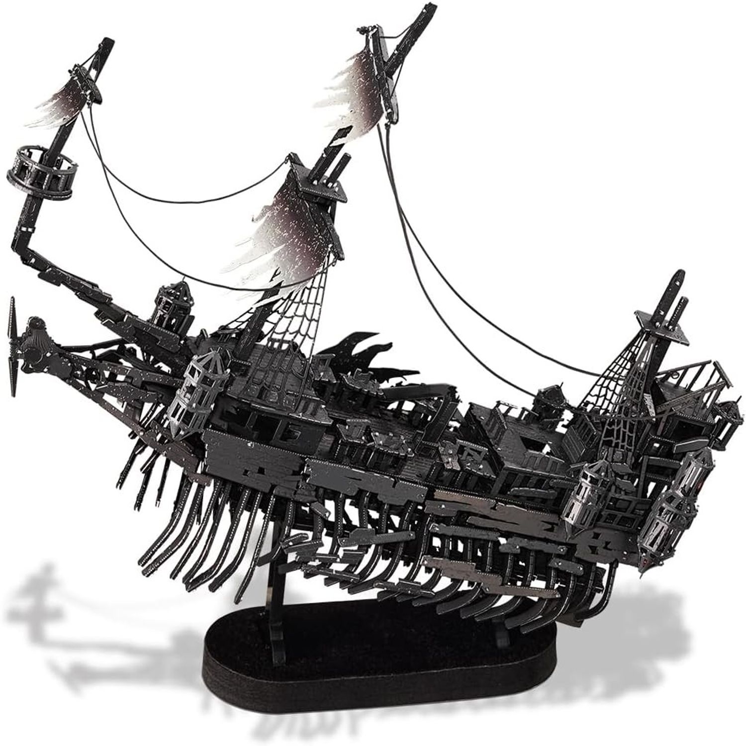 Puzzle 3D Piececool, Corabia Abyssal Ghoste, Metal, 363 piese, fotografia produsului