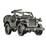 Puzzle 3D Piececool, Masina Militara Willys MB, Metal, 221 piese fotografia produsului View 2 S
