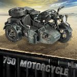 Puzzle 3D Piececool, Motocicleta 750, Metal, 193 piese fotografia produsului View 2 S