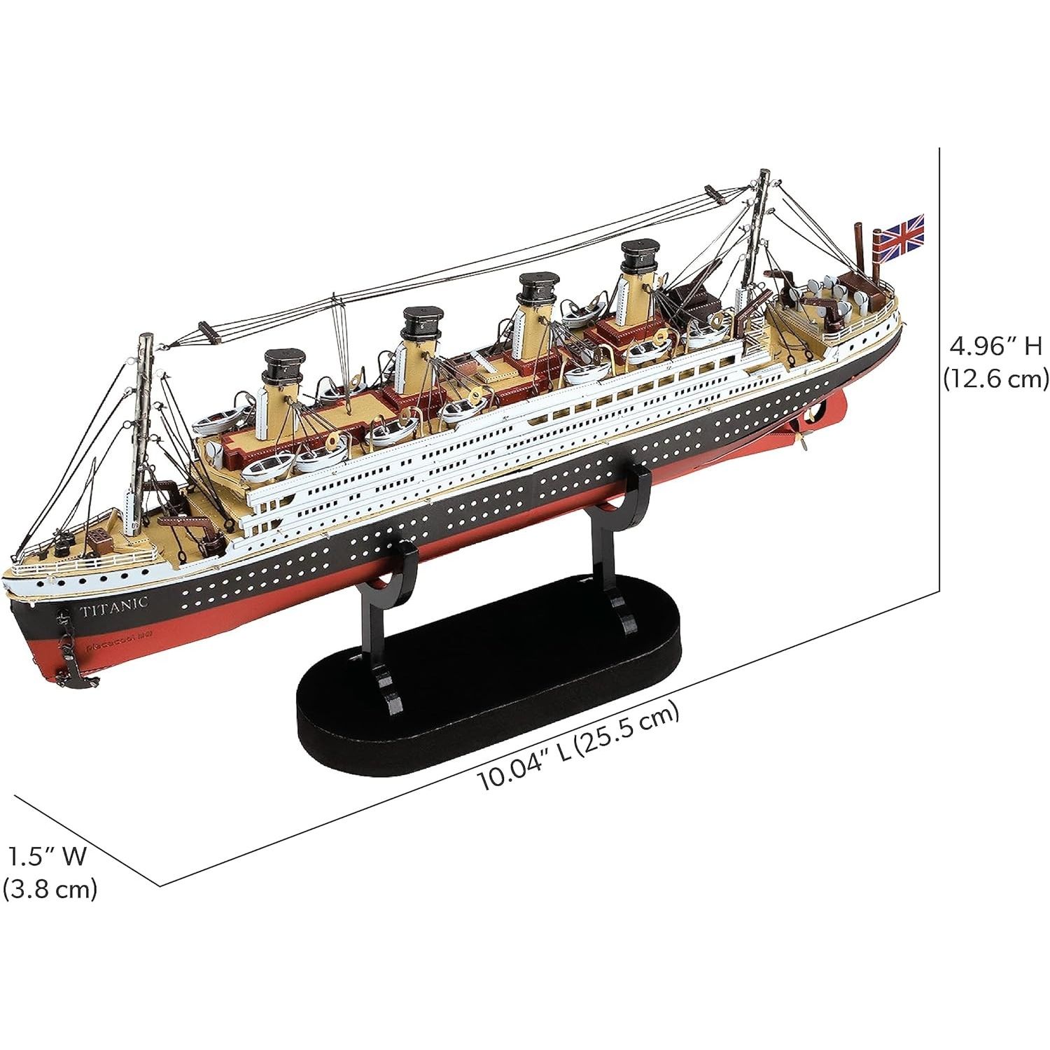 Puzzle 3D Piececool, Titanic, Metal, 226 piese fotografia produsului View 4 L