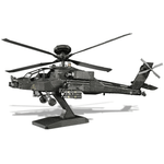 Puzzle 3D Piececool, Elicopter AH-64 Apache, Metal, 145 piese fotografia produsului