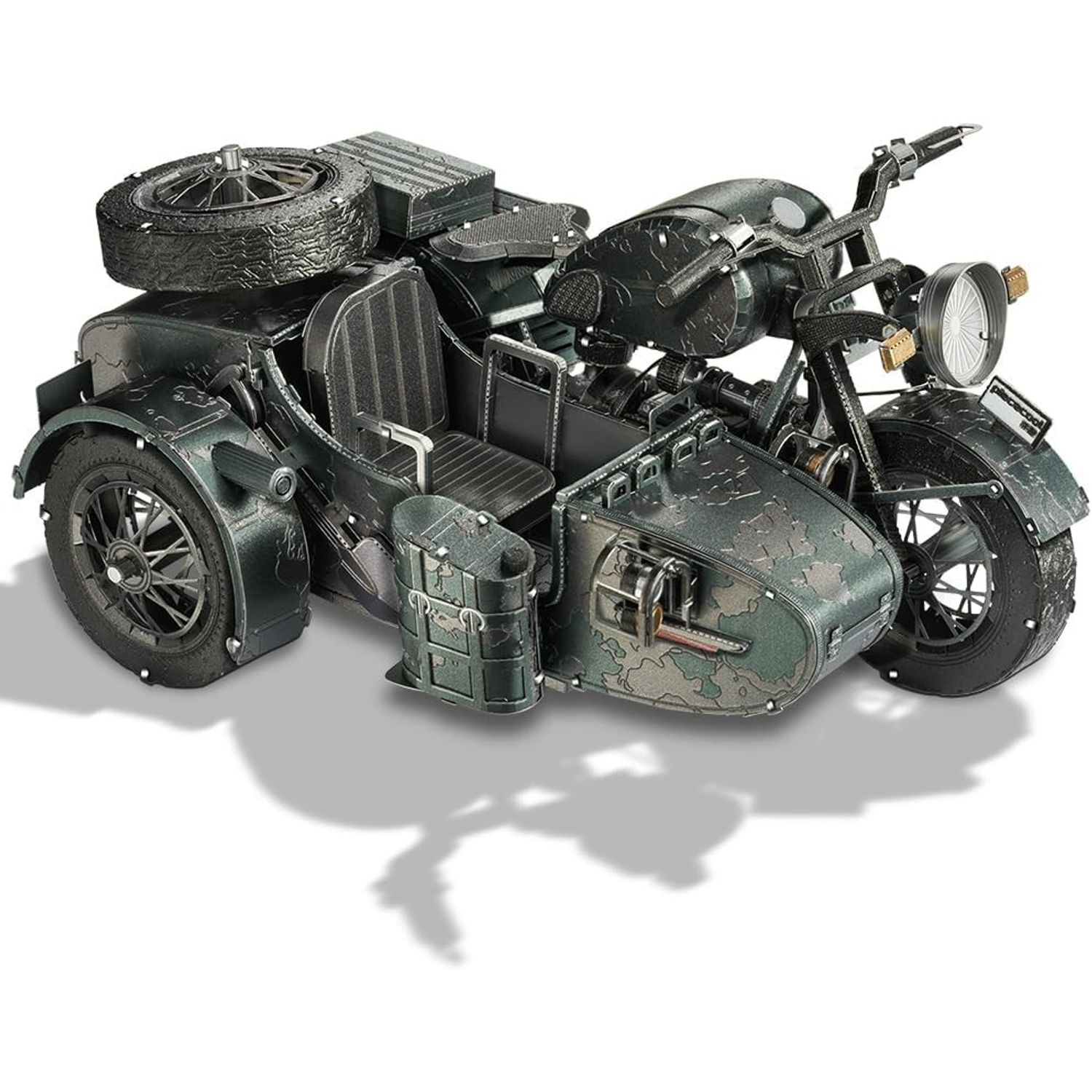 Puzzle 3D Piececool, Motocicleta 750, Metal, 193 piese fotografia produsului