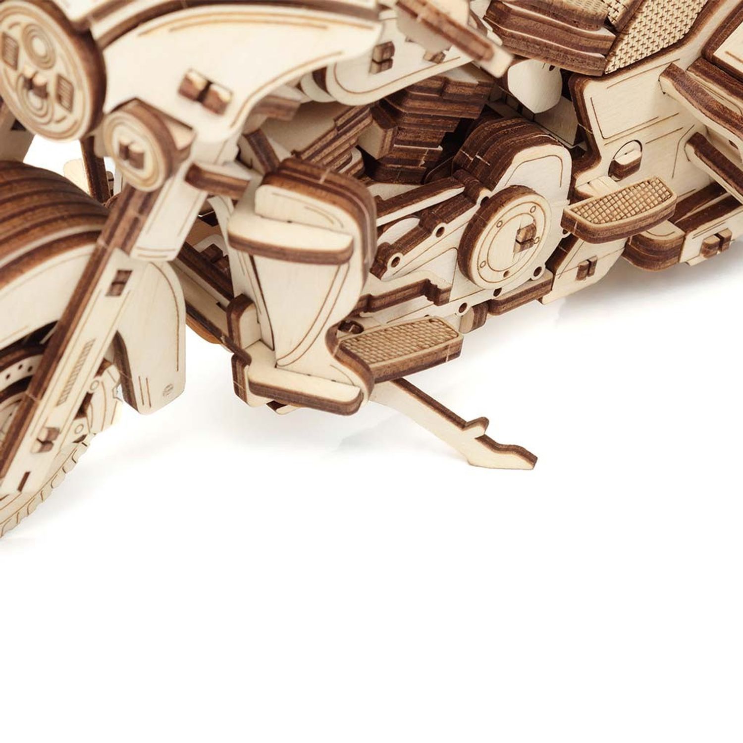 Puzzle 3D, Motocicleta, EWA, lemn, 273 piese fotografia produsului View 5 L