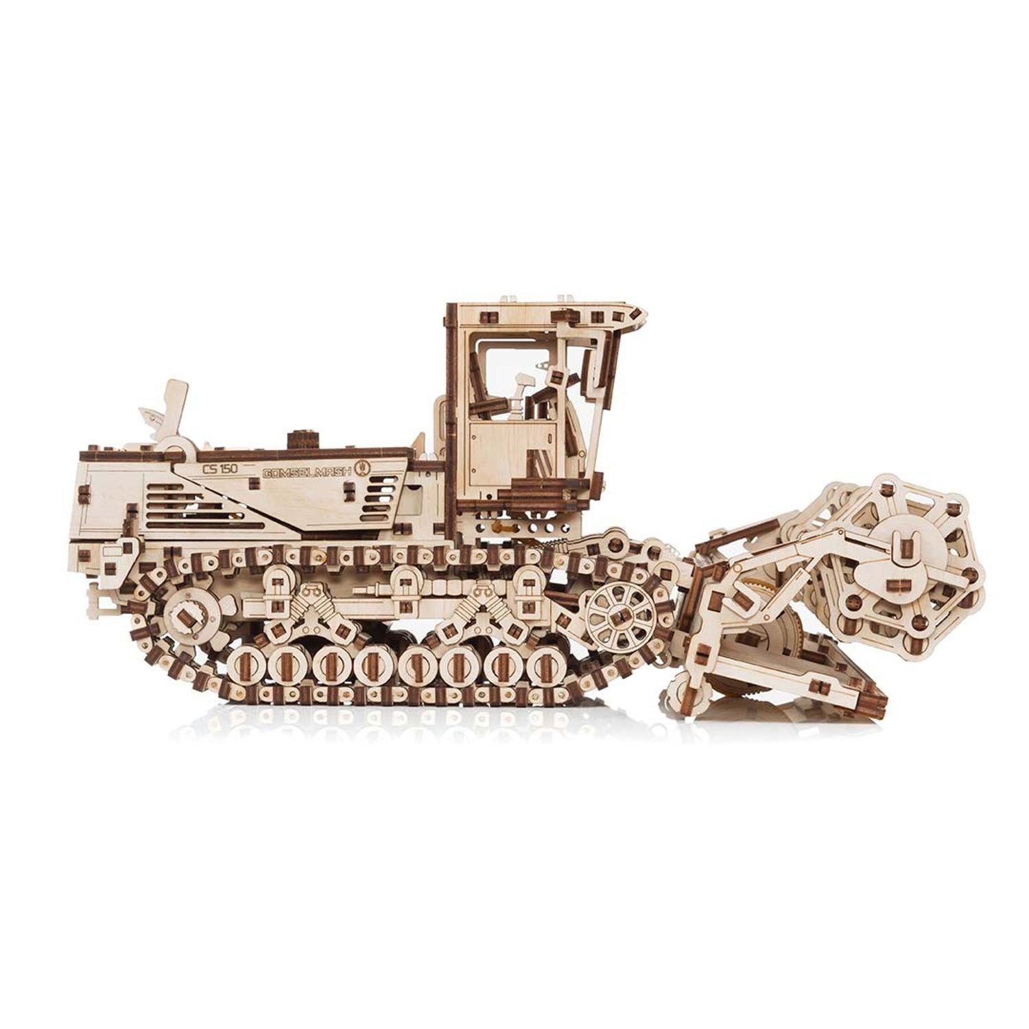 Puzzle 3D, Cositoare autopropulsata CS-150C,  EWA, lemn, 963 piese fotografia produsului View 4 L