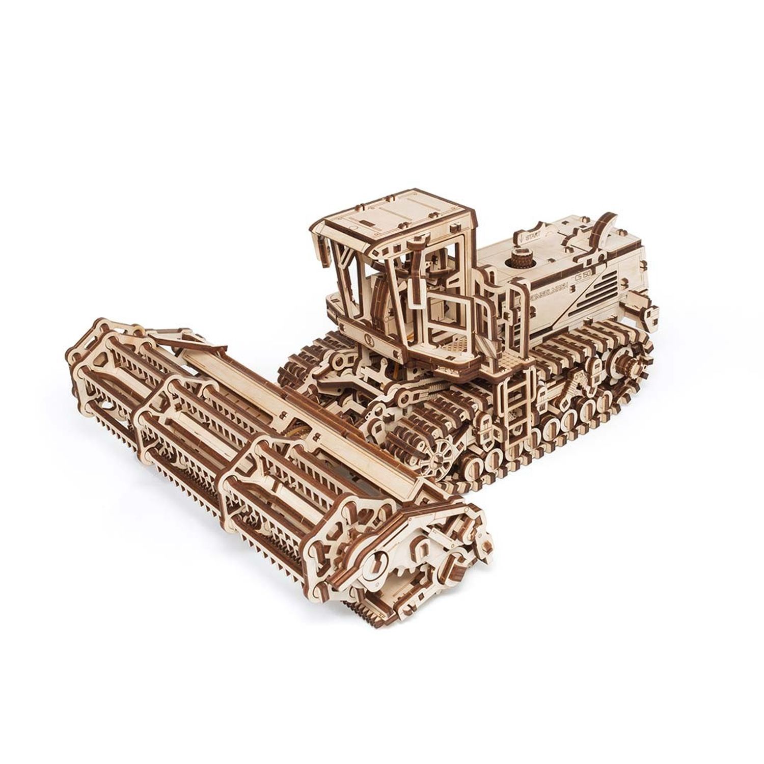 Puzzle 3D, Cositoare autopropulsata CS-150C,  EWA, lemn, 963 piese fotografia produsului