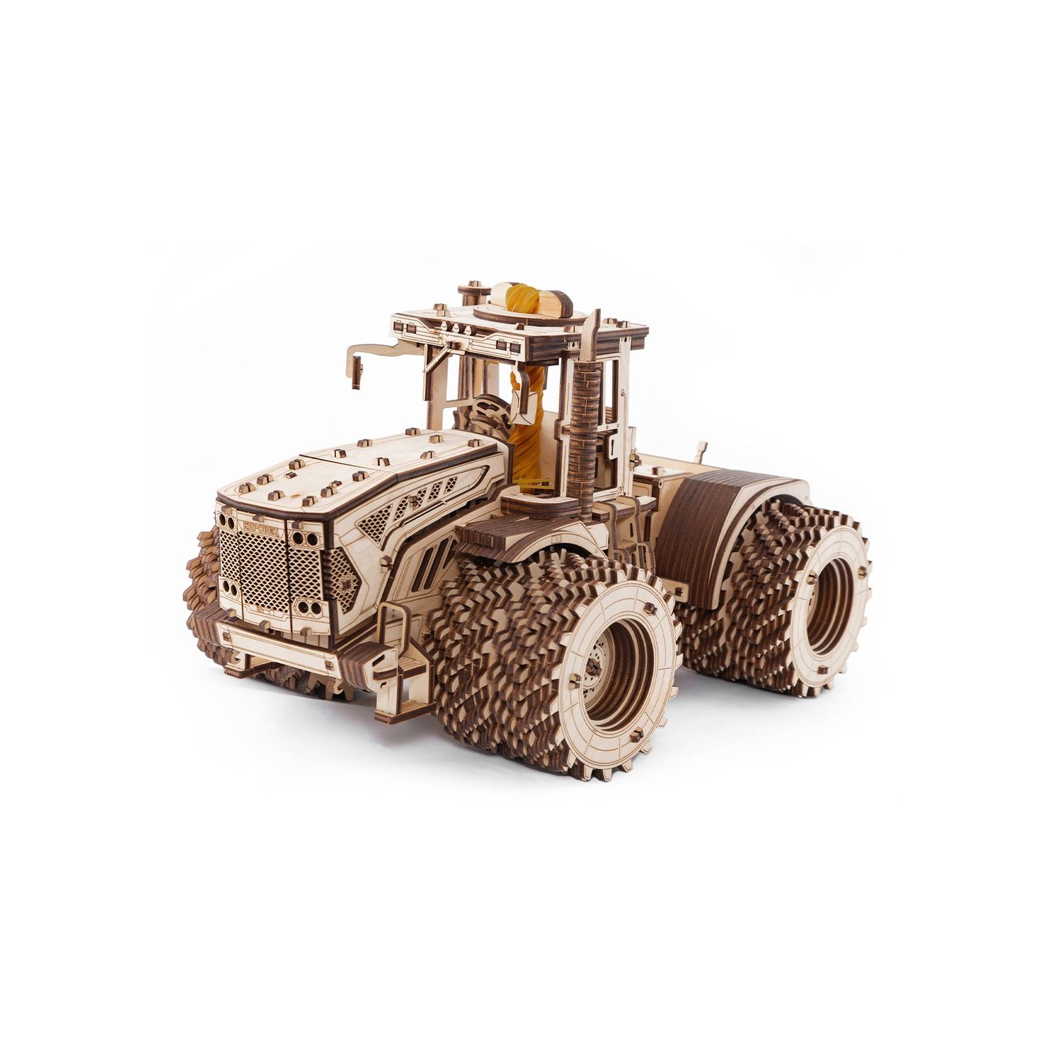 Puzzle 3D, Tractorul Kirovets K-7M,  EWA, lemn, 596 piese fotografia produsului
