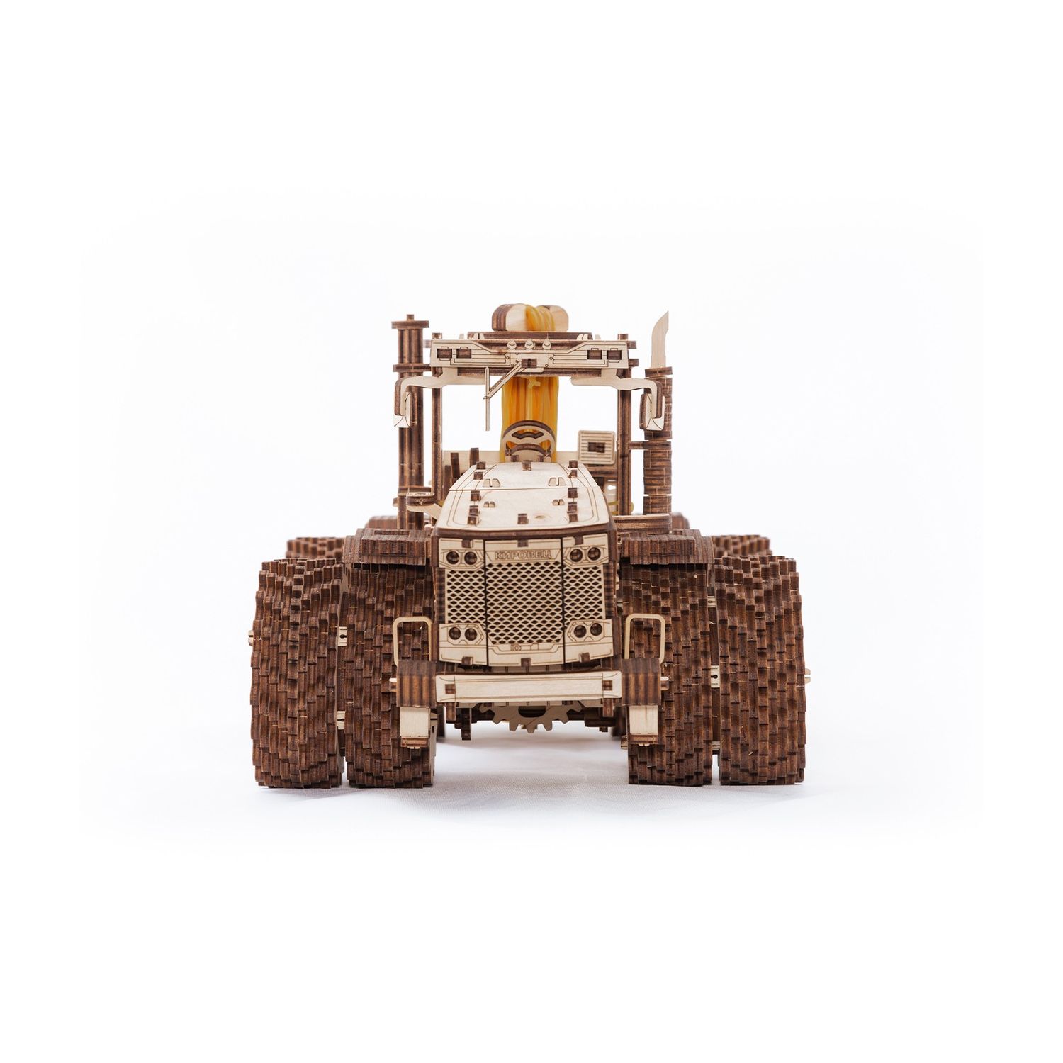 Puzzle 3D, Tractorul Kirovets K-7M,  EWA, lemn, 596 piese fotografia produsului View 3 L