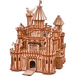 Puzzle 3D mecanic, Castelul Dragonului, WT, lemn, 978 piese fotografia produsului