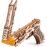 Puzzle 3D mecanic, Pistolul Cyber, WT, lemn, 122 piese fotografia produsului View 2 S