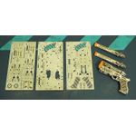 Puzzle 3D mecanic, Pistolul Cyber, WT, lemn, 122 piese fotografia produsului View 4 S