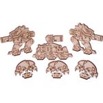 Puzzle 3D mecanic, Pistolul Cyber, WT, lemn, 122 piese fotografia produsului View 5 S