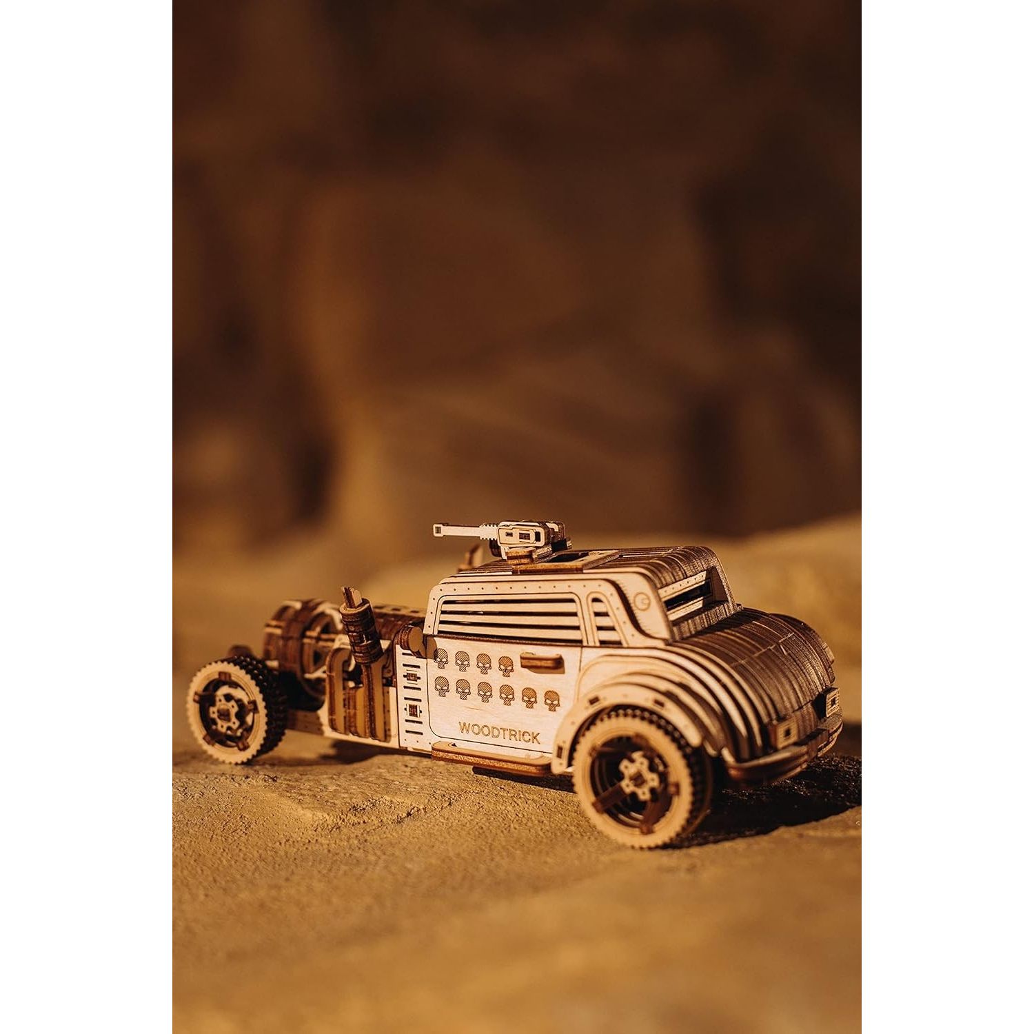 Puzzle 3D mecanic, Masina Apocalipsei, WT, lemn, 280 piese fotografia produsului View 4 L