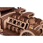 Puzzle 3D mecanic, Hot Rod, WT, lemn, 280 piese fotografia produsului View 3 S