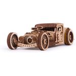 Puzzle 3D mecanic, Hot Rod, WT, lemn, 280 piese fotografia produsului View 2 S