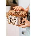 Puzzle 3D mecanic, Floare Misterioasa, WT, lemn, 278 piese fotografia produsului View 6 S