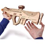 Puzzle 3D mecanic, Mitraliera USG-2, WT, lemn, 251 piese fotografia produsului View 2 S