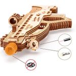 Puzzle 3D mecanic, Mitraliera USG-2, WT, lemn, 251 piese fotografia produsului View 6 S